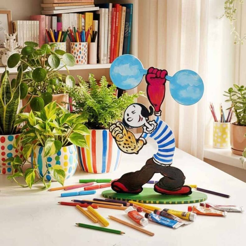 פופאית - המצפן (פסל עץ)